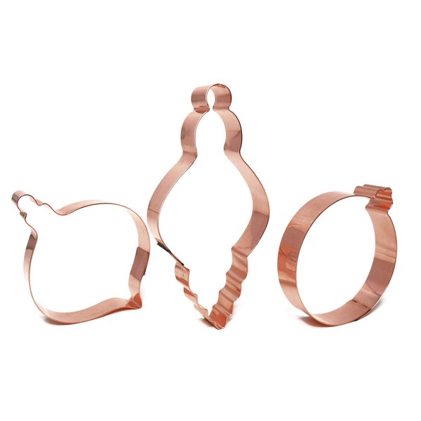 Trio of Vintage Style Christmas Ornament Cookie Cutters