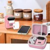 Case Compatible with Phomemo M110 Label Maker - Portable Mini Bluetooth Thermal Label Maker Carrying Storage Bag for Printer Labels, USB Cable and Accessories - Pink (Box Only)