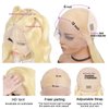 AHPAHP 613 13x6 Lace Front Wig Human Hair Straight Blonde Lace Front Wigs Human Hair 613 HD Lace Frontal Wig Blonde Wig Human Hair 200% Density 26inch