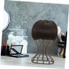 CIMAXIC 2Pcs plastic wig stand hat display wig head stand wig display holder Mannequin Wig Stand Manikin head Glasses Stand helmet stand rack portable wig stand drying rack travel hair