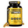 Turkesterone 17,500mg [Max Potency] + BioPerine® for High Absorption Supplement with Tongkat Ali - Increase Lean Muscle Growth & Recovery, Drive & Stamina - USA Made & Non GMO - 120 V Capsules
