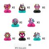 8Pcs Pink Spider Birthday Party Supplies,Pink Spider Honeycomb Centerpieces,Girl Spider Theme 3D Table Decorations