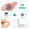 OUTUXED 7200pcs Seed Beads for Friendship Bracelet Kit, 4mm Glass Bracelet Beads Kit and 300pcs Letter Beads for Jewelry Making, Necklaces, Craft Gifts