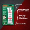 ABRO Clear RTV Silicone Sealant and Gasket Maker - Up to 500 Degree F Heat, High Temperature Head Gasket Sealant, 3 oz. Tube…
