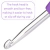 5 mm Crochet Hook, Ergonomic Handle for Arthritic Hands, Extra Long  Knitting Needles for Beginners and Crocheting Yarn (5 mm)