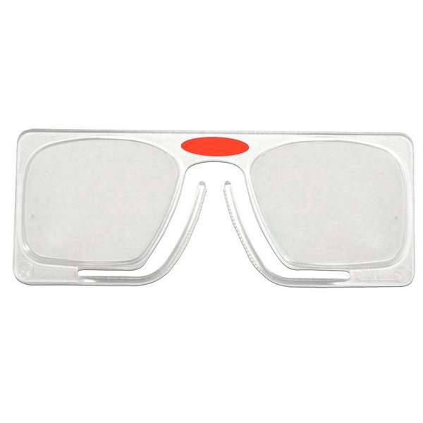 Nose Resting Reading Glasses Clear Red +1.75 Power Compact Pocket Portable Slim