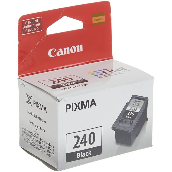 Canon PG-240 BLACK Compatible to MG2120/MG3120/MG4120,MG3222,MG3520,MG3620,MX459,MX472,MX512/MX432/MX372,MX522/MX452/MX392,MX532,TS5120 Printers