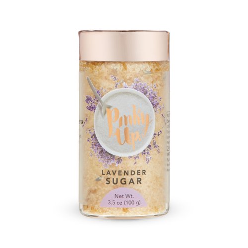 Pinky Up Lavender Sugar, 3.5oz Purple Flavored Sugar, Sugar Rimmer for Cocktails, Sanding Sugar, Cocktail Rimmer, Home Bar Accessories Margarita Party