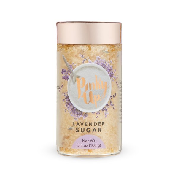 Pinky Up Lavender Sugar, 3.5oz Purple Flavored Sugar, Sugar Rimmer for Cocktails, Sanding Sugar, Cocktail Rimmer, Home Bar Accessories Margarita Party