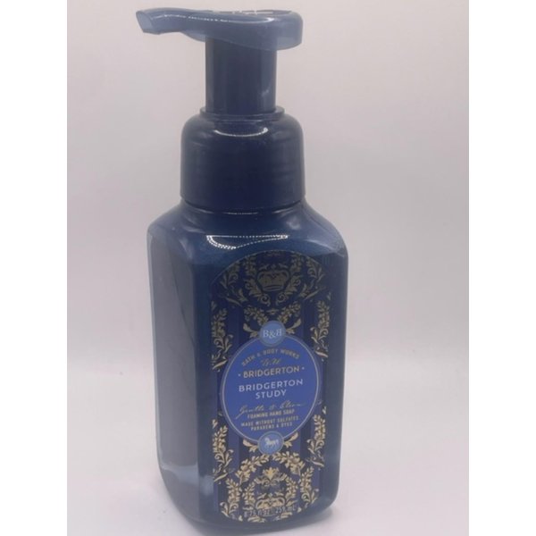 Generic Brigerton Study Gentle Foaming Hand Soap 8.75 Ounce Full Size Pump Bottle Wash, Blue