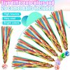 inheming 20 PCS Comet Balls with Colorful Streamers, Rubber Bouncy Balls for Kids Birthday Party Favors, Easter Basket Goody Bag Filler