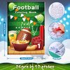 BenLouis 24 Pcs Football Mini Coloring Books Sports Football Theme Birthday Party Favors Activity Books Bulk for Kids Boys Super Football Bowl Party Goodie Bag Gift Stuffer Classroom Rewards Supplies