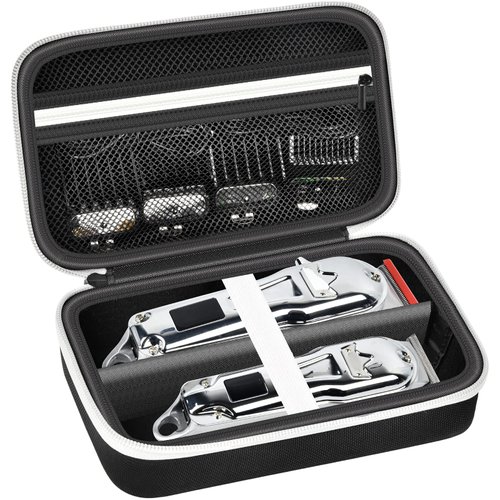 Case Compatible with Ufree/for AngFan/for Suprent/for GLAKER/for Romanda Professional Hair Clippers, Beard Trimmer Grooming Storage Holder for Cordless Barber & Trimmers Set (Box Only)