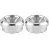 YSIL 1/4” NPT Female Weld on Bung Fuel Tank Fittings Aluminum Weldable Fitting Adapter 2PCS