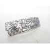 Silver or bronze gold celtic metal viking flower filigree hair clip barrette (Primary color: Gold)