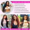 Ice Pear 13x6 Deep Wave Lace Front Wigs Human Hair 22 Inch HD Transparent Deep Curly Lace Frontal Wigs Human Hair 220% Density Glueless Wigs Human Hair Pre Plucked with Baby Hair Natural Color