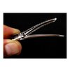 ALL in ONE 50pcs Metal Silver Single Prong Alligator Hair Clip Nickel Free 35mm