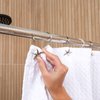 Hermosa Collection Decorative Star Fish Chrome Shower Curtain Hooks - Upgrade Your Bathroom Style and Stop Being Embarassed!