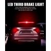 Keiurot Led Third Brake Light Strip with Sequential Turn Signal, Double Flash Warning Light Flexible High Mount Stop Light Lamp Red Strip DC-12V (40”1M/1Set)