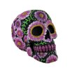 Fantasy Gifts Black and Pink Day of The Dead Sugar Skull Coin Bank Mexican Dia De Los Muertos