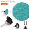 Tshya Quick Change Grinding Disc, 40 Pcs 36Grit 2 inch Roll Lock Sanding Discs,Green Zirconia Coated Disc for Surface Prep 01397 (Green 36 Grit)