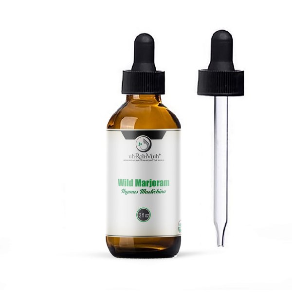 100% Pure Organic Wild Marjoram Essential Oil || Spain - (2 oz with Pipette)