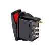 True MODS 12V DC 20A 4-Pin LED ON-Off-ON SPDT Rocker Switch - RED