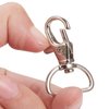 Swivel Clasp Swivel Snap Hooks Trigger Clips 1 Inch D Rings Metal Lobster Claw Clasps for Making Snap Tabs, Keychain Hardware, Purse Hardware, 40 Pcs