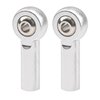 10Pcs ShareGoo M3 Tie Rod End Ball Head Holder Link 3mm Thread Ball Joint Compatible with Redcat HSP Traxxas Axial 1/10 RC Car Truck Boat DIY Robot Airplane,L26mm (Silver)