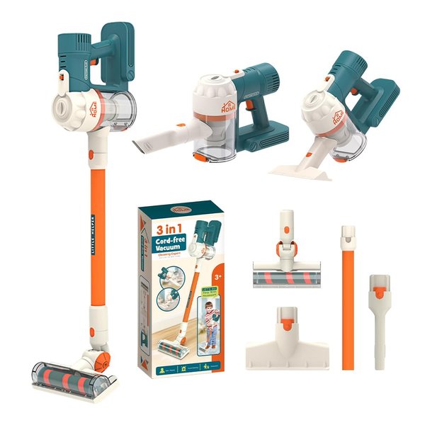 Kids Vacuum Cleaner Toys That Really Works，Gordengdy Cordless Kids Cleaning Set for Toddlers-Household Playset for Aged 3+ Boys and Girls