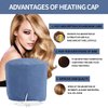 New Upgrade 3 Levels 110V Hair Care Hat,Hair SPA Cap,Hair Care Steamer Cap,Thermal Hair Cap,Waterproof Home Hair Thermal Care Electric Hair Treatment Natural Beauty Steamer (Blue)