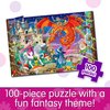 The Learning Journey - Puzzle Doubles! Glow in The Dark! - Fantasy - Puzzle for Kids - Toddler Games & Gifts for Boys & Girls Ages 3 Years and Up - Award Winning Games and Puzzles