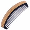 Breezelike Hair Comb - Wide Tooth Wooden Detangling Comb for Curly Hair - No Static Sandalwood Buffalo Horn Comb for Men and Women