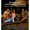 Kinglucky 2024 Hottest Kids Karaoke Microphone Machine, Christmas Birthday Gifts for Girls for 3-12+ Year Old, 14M+ Song Bluetooth Microphone with LED Light, Singing Microphone Toy Blue