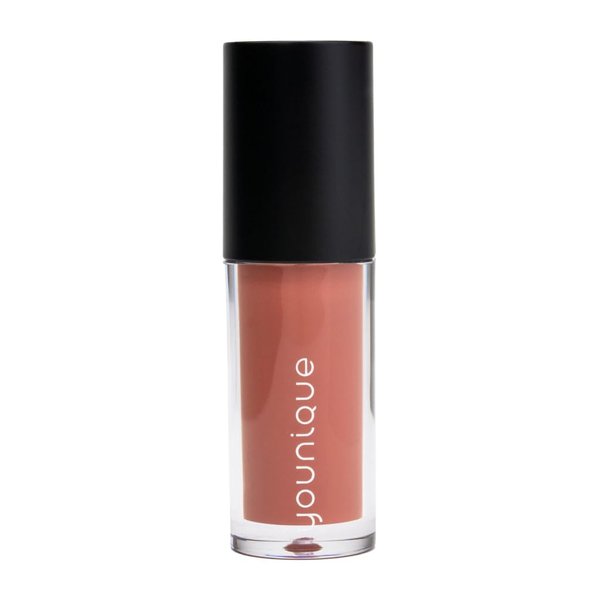 Younique Lucrative Mineral Lip gloss | Luxe | Lip Care | Makeup Beauty & Hydration for Women | Chocolate Brown Nude with Brilliant Shine from Sunflower & Argan Oil