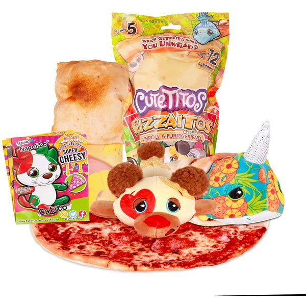 Cutetitos Pizzaitos - Surprise Stuffed Animals - Collectible Pizza Plush - Ages 3+ - Series 5