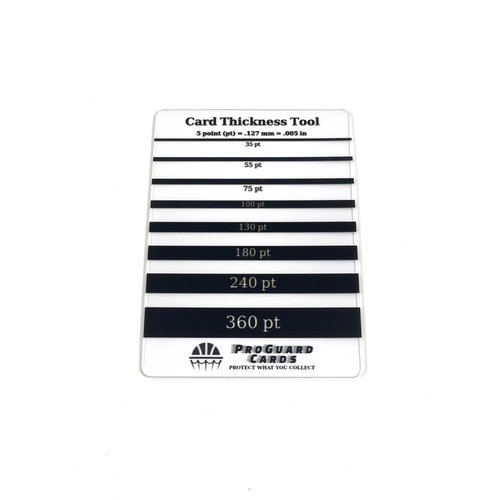 ProGuard Cards Thickness Gauge Tool, Trading & Sports Card Point Gauge Guide