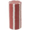 DA VINCI 50 Clay Composite Dice Striped 11.5 Gram Poker Chips, Red