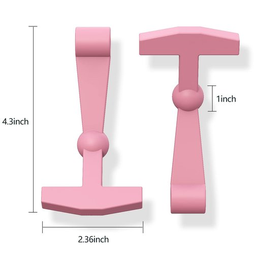 ALAFAT Replacement Lid Latches (2 Pack) Compatible with All Yeti,RTIC, Other Related Hard Coolers,Made of Premium Hard Durable Rubber, Easy to Install (Pink)