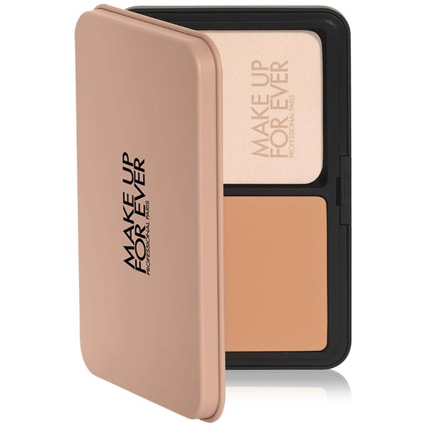 MAKE UP FOR EVER HD Skin Matte Velvet Undetectable Longwear Blurring Powder Foundation 3Y40 Warm Amber