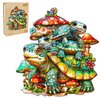 Wooden Puzzles for Adults-170 Pieces-Turtle Puzzle-Irregular Wood Puzzles Adult-Unique Animal Shaped Wooden Puzzle-Creative for DIY Wood Puzzle Lovers