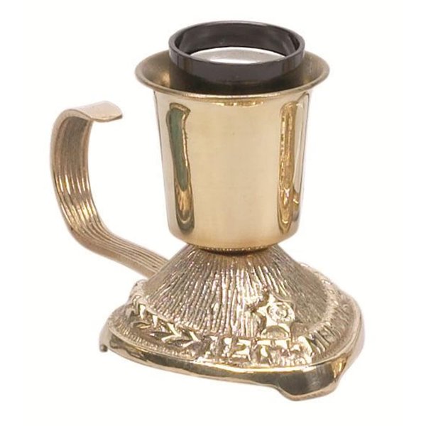 Isreal Giftware Electric Yahrzeit Memorial Holder with Bulb