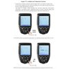 Godox Xpro-P TTL Wireless Flash Trigger with 1/8000s HSS, 5 Group 4 Fuction Button for Pentax K-1, 645Z, K70, K50, KP, K-S2, K-3 II Digital Cameras