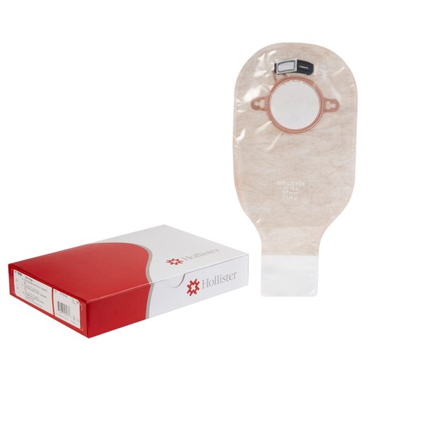 New Image Drainable 12"L 2pc System Ostomy Pouch 2.25" Flange 18163, 10 Ct