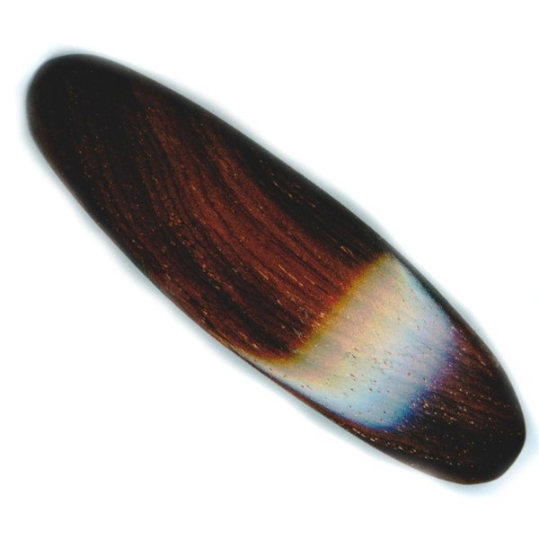 Oval Cocobolo Rosewood Barrette