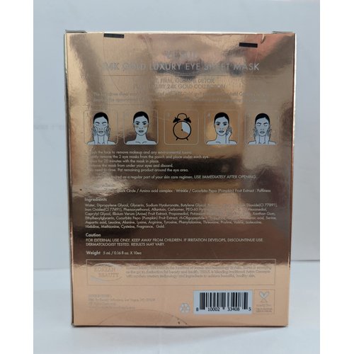 24k Gold Luxury Eye Sheet Mask