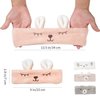 Ergonflow 4 Pack Animal Coral Fleece Spa Headband Makeup Headband Cosmetic Headband for Washing Face Wash Headband Cosmetic Headband Shower Headbands