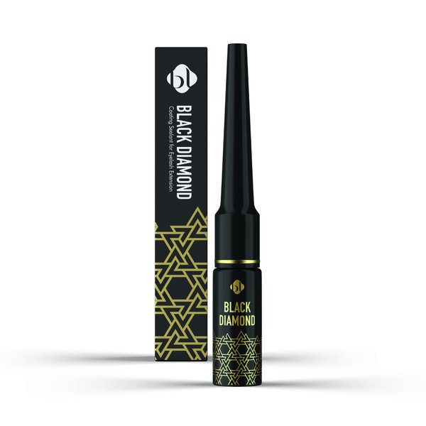 BL Lashes Eyelash Black Diamond/Crystal Drop eyelash mascara brush Overnighter coating sealant | Protective topcoat for long-lasting eyelash extensions | Longer Retention- 7 ml/ 0.24 fl Oz (Black)