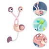 Toyvian Bath Toys for Baby Toddlers, Upgrade Electric Shower Baby Bath Toys Cartoon Snail Double Sprinkler Bathtub Tub Water Toys for Baby Kids（Battery Style, Random Color）