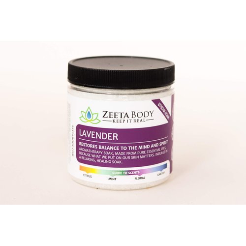 Lavender Bath Salts by Zeeta 32oz